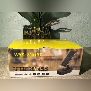 Better Bass Black Wireless Speaker